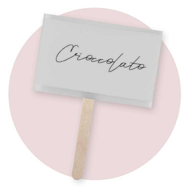 Immagine prodotto: Segnagusti per confetti set ricevimento matrimonio cod. FFP Q 0002